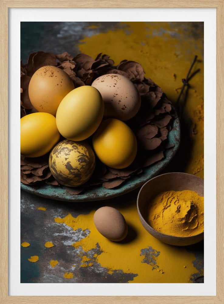 Yellow Eggs - Poster / Art Print