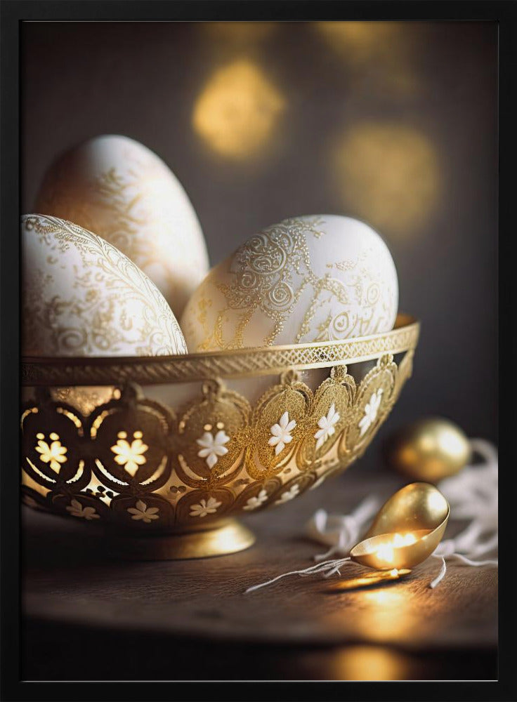 Ornamented Eggs - Poster / Art Print