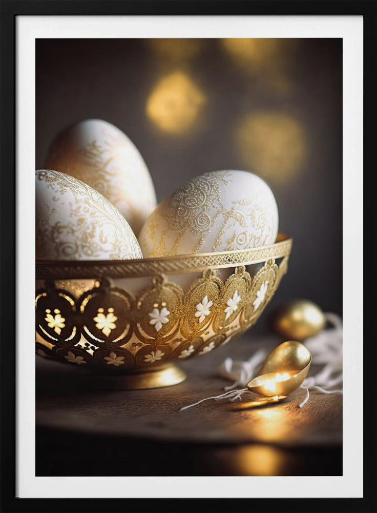 Ornamented Eggs - Poster / Art Print