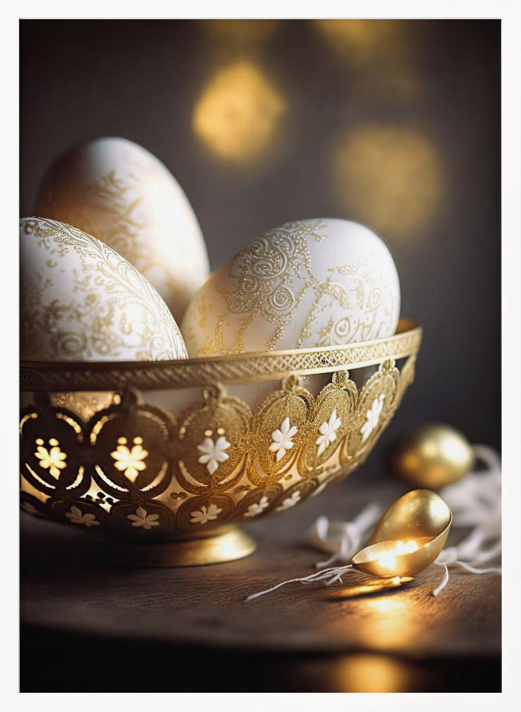 Ornamented Eggs - Poster / Art Print