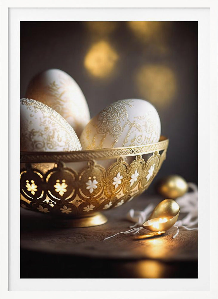 Ornamented Eggs - Poster / Art Print