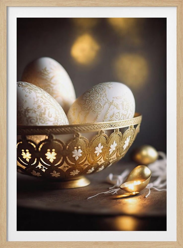 Ornamented Eggs - Poster / Art Print