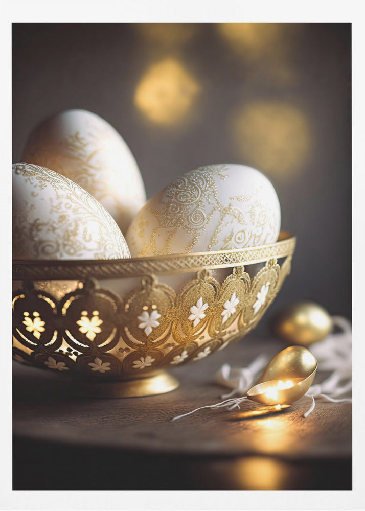 Ornamented Eggs - Poster / Art Print