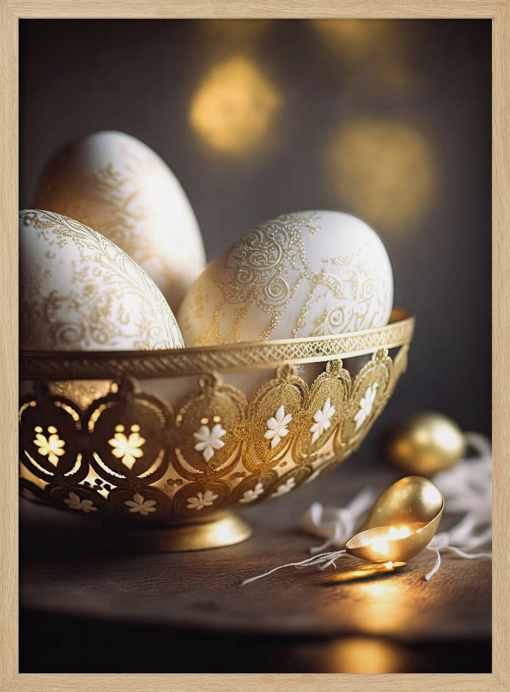 Ornamented Eggs - Poster / Art Print