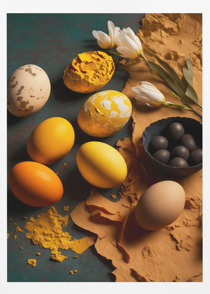 Colored Eggs - Poster / Art Print