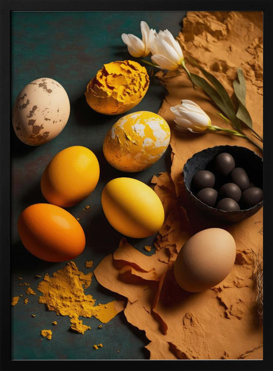 Colored Eggs - Poster / Art Print