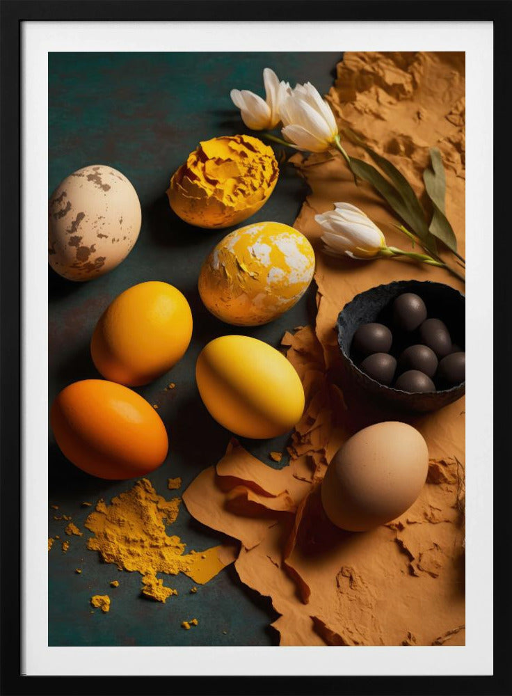 Colored Eggs - Poster / Art Print