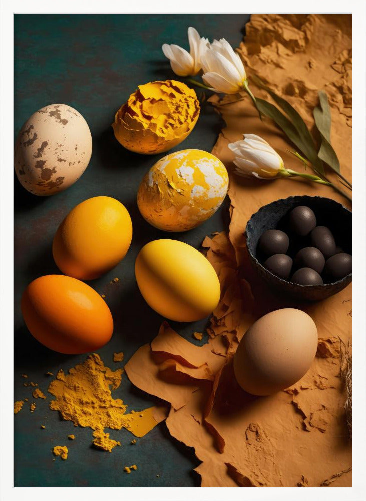 Colored Eggs - Poster / Art Print