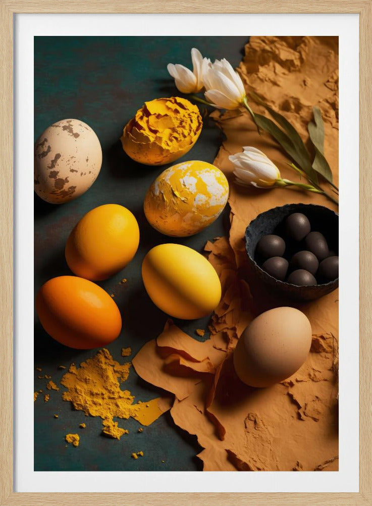 Colored Eggs - Poster / Art Print