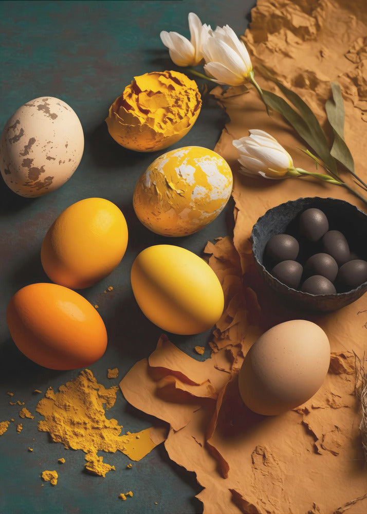 Colored Eggs - Poster / Art Print