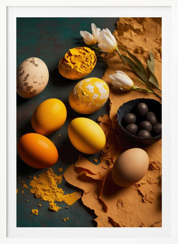 Colored Eggs - Poster / Art Print