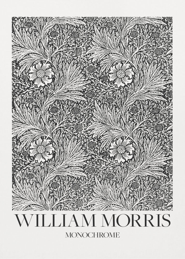 Marigold Monochrome - Poster / Art Print