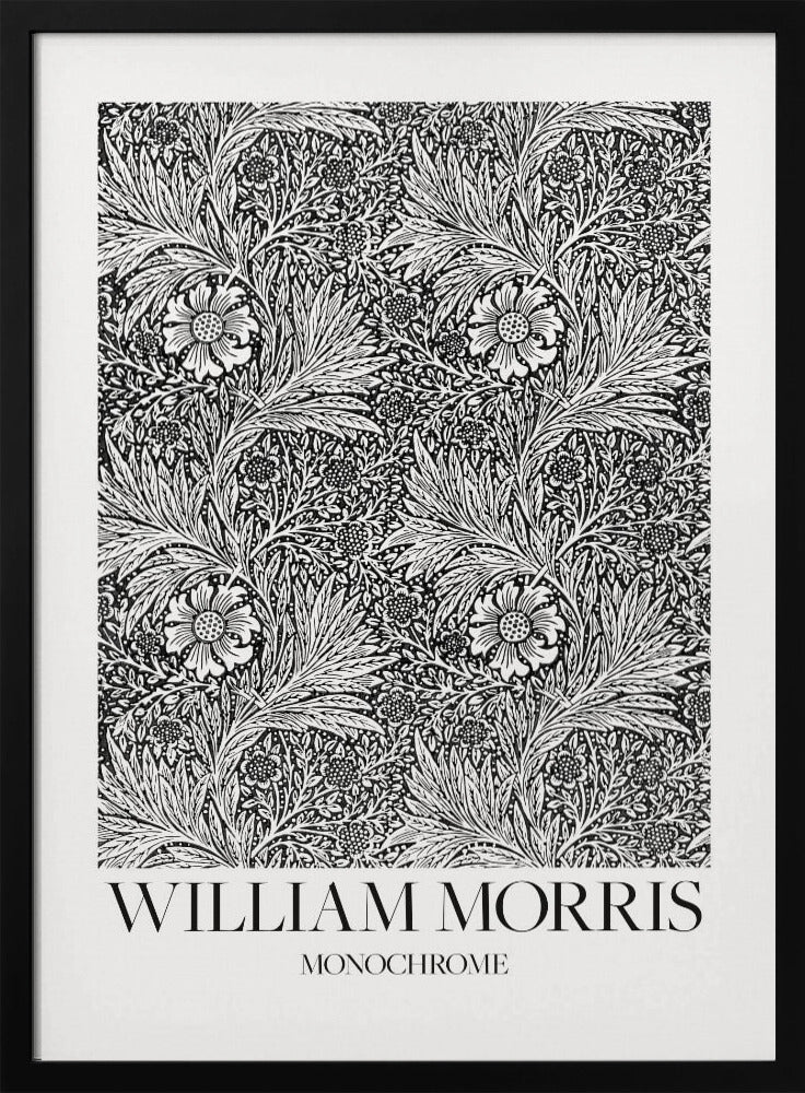 Marigold Monochrome - Poster / Art Print