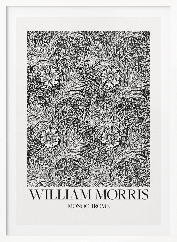 Marigold Monochrome - Poster / Art Print
