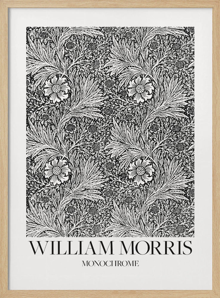 Marigold Monochrome - Poster / Art Print