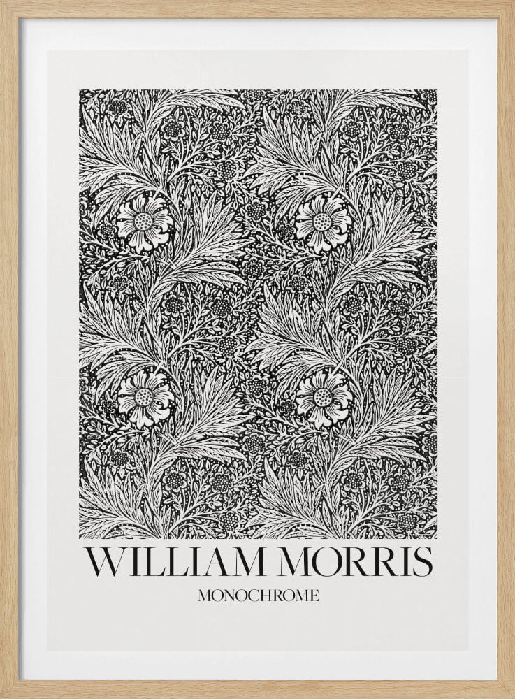 Marigold Monochrome - Poster / Art Print