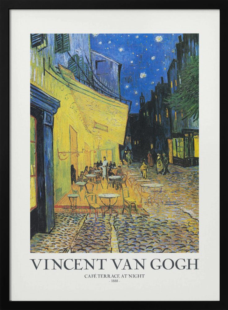 Cafe Terrace At Night - Poster / Art Print