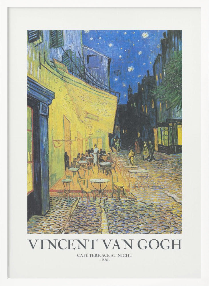 Cafe Terrace At Night - Poster / Art Print
