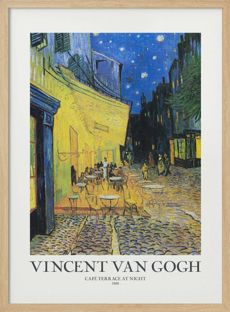 Cafe Terrace At Night - Poster / Art Print