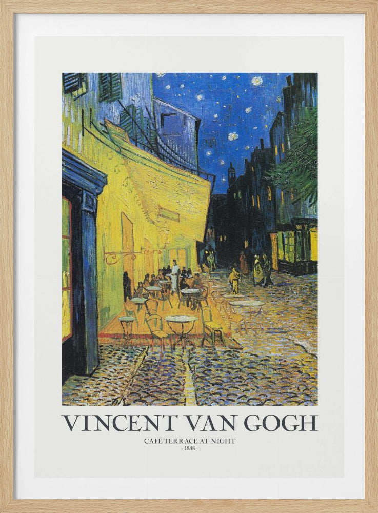 Cafe Terrace At Night - Poster / Art Print