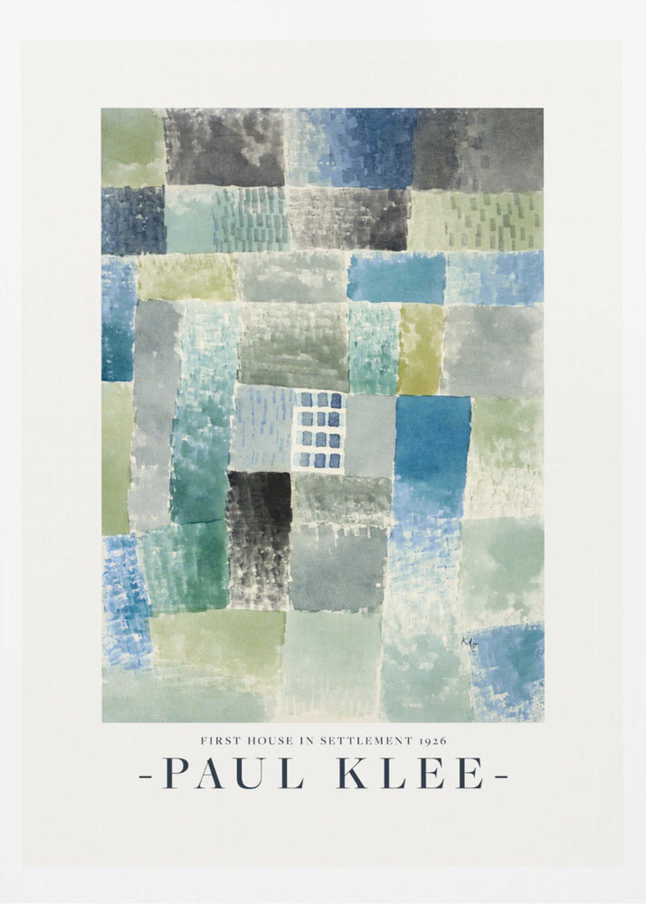 First House in a Settlement 1926 - Poster / Art Print