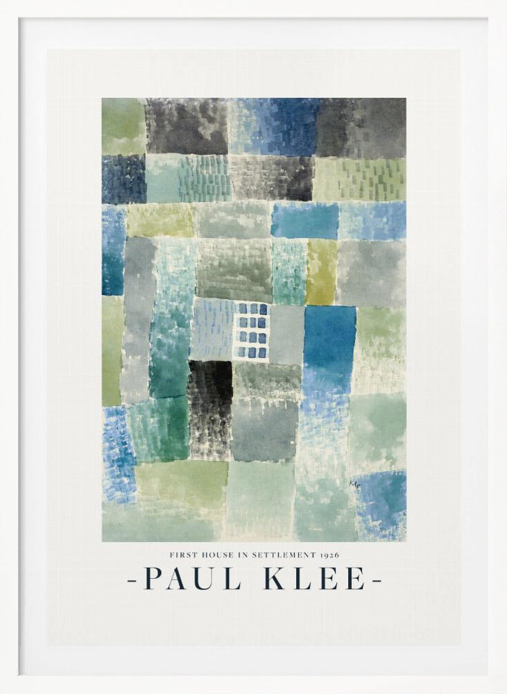 First House in a Settlement 1926 - Poster / Art Print