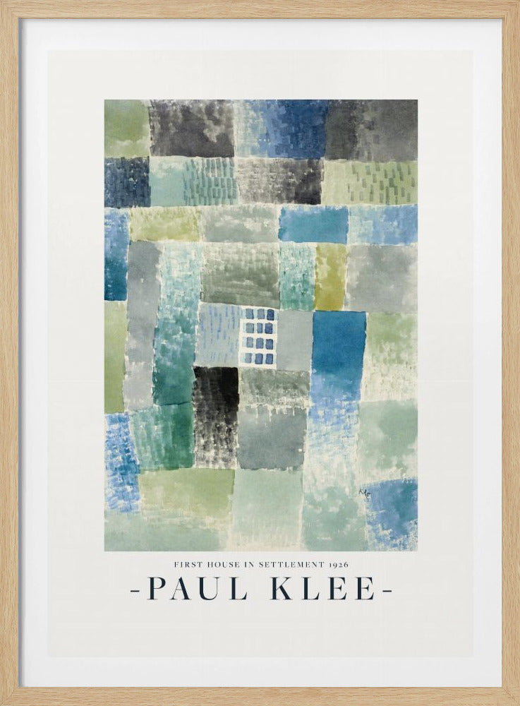 First House in a Settlement 1926 - Poster / Art Print