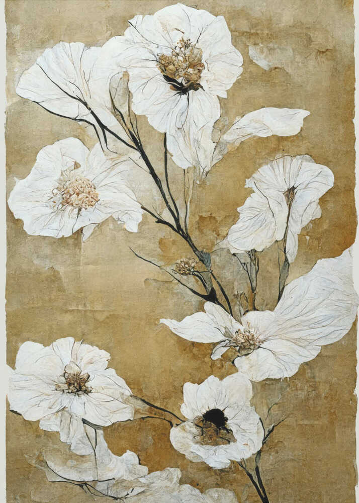 Delicate Blossoms - Poster / Art Print