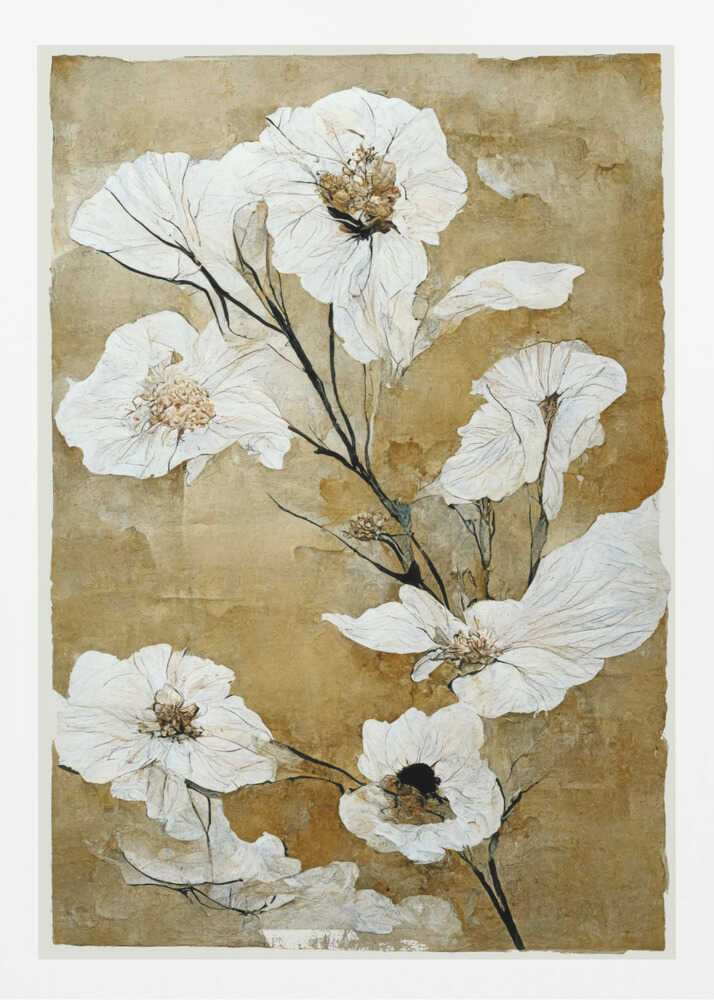 Delicate Blossoms - Poster / Art Print
