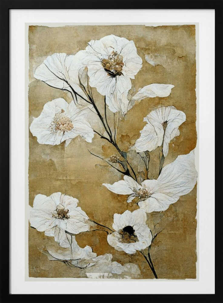 Delicate Blossoms - Poster / Art Print