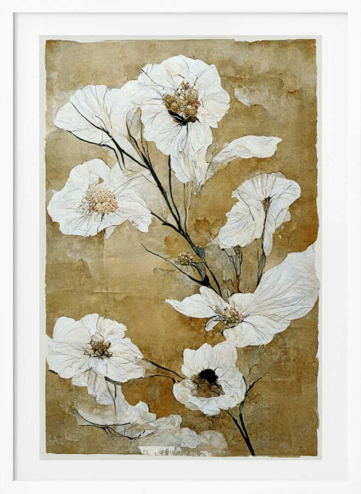 Delicate Blossoms - Poster / Art Print