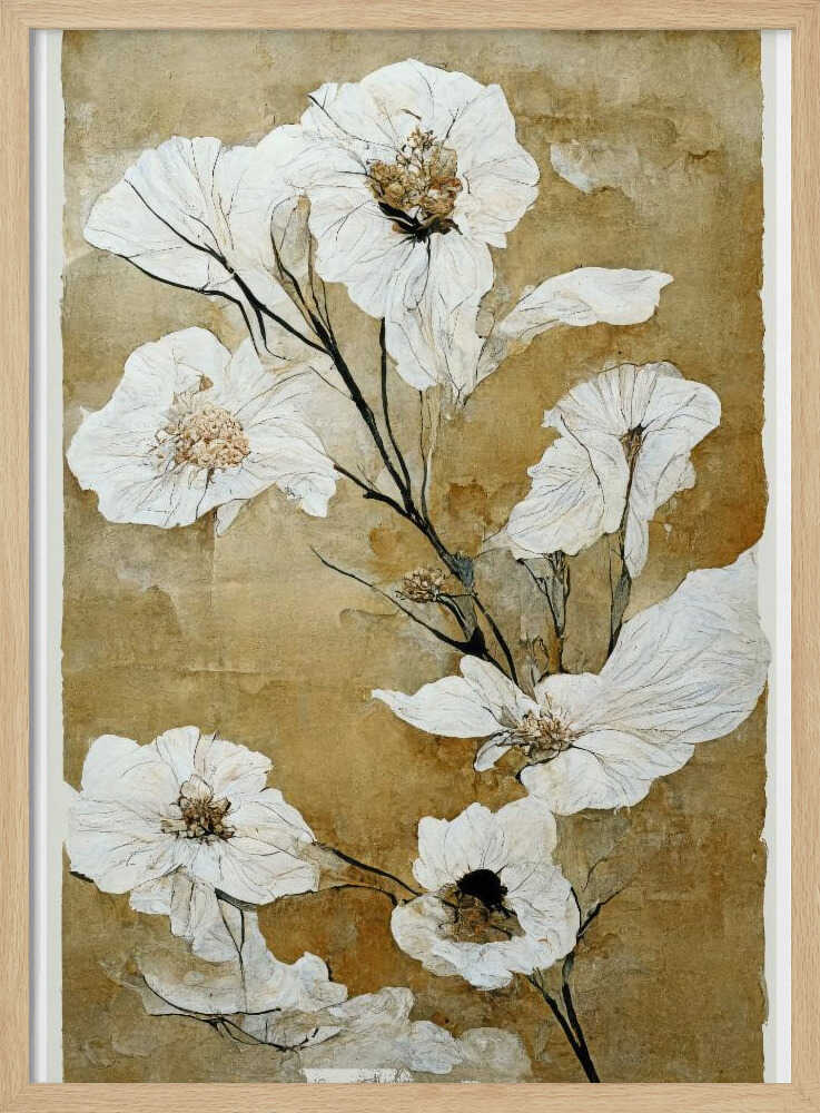 Delicate Blossoms - Poster / Art Print