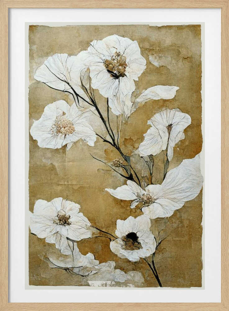 Delicate Blossoms - Poster / Art Print