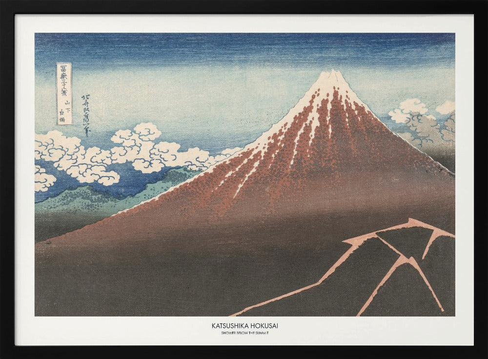 Shower Below Summit - Poster / Art Print