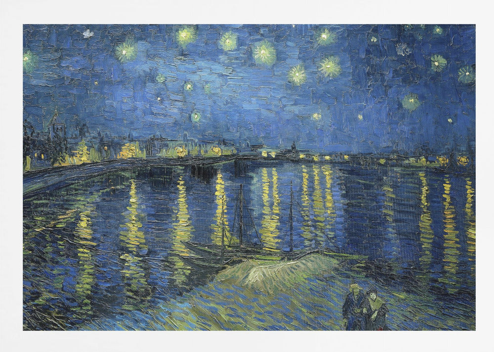 The Starry Night Over The Rhone - Poster / Art Print