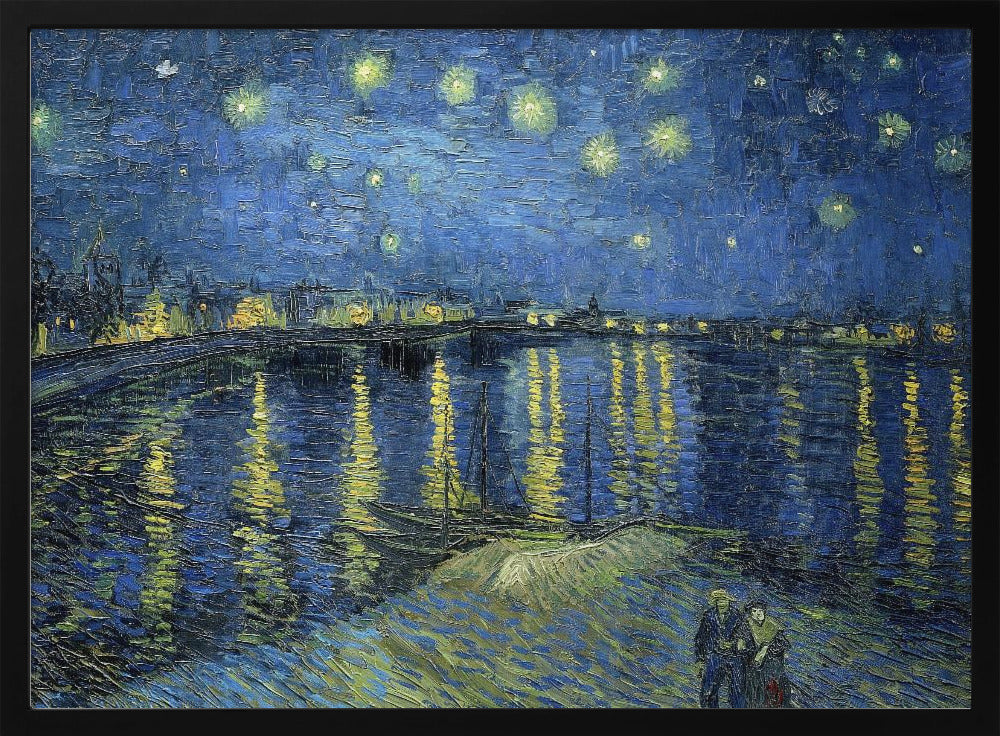 The Starry Night Over The Rhone - Poster / Art Print