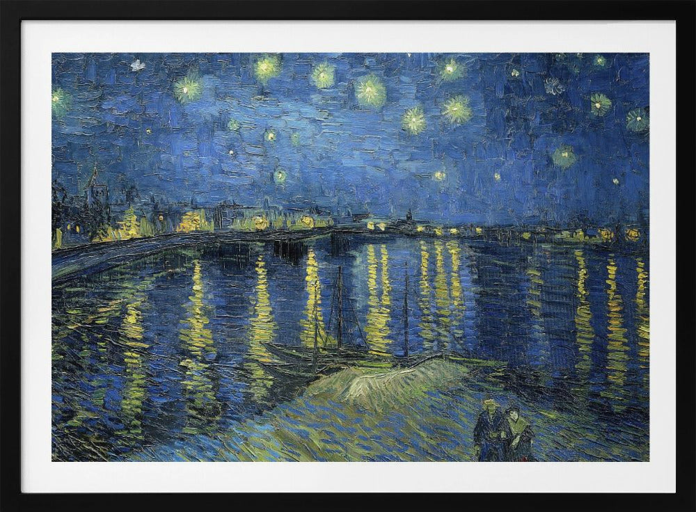 The Starry Night Over The Rhone - Poster / Art Print