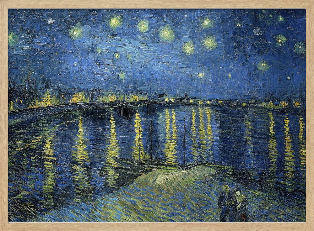 The Starry Night Over The Rhone - Poster / Art Print