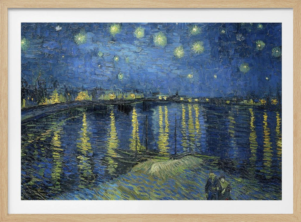 The Starry Night Over The Rhone - Poster / Art Print
