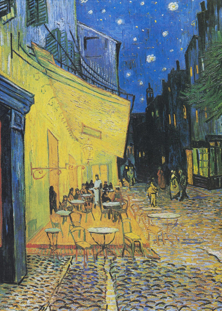 Cafe Terrace At Night - Poster / Art Print