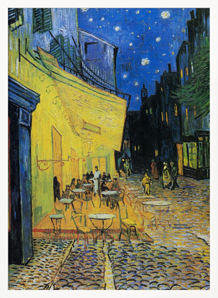 Cafe Terrace At Night - Poster / Art Print