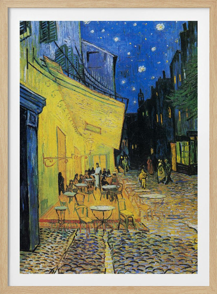 Cafe Terrace At Night - Poster / Art Print