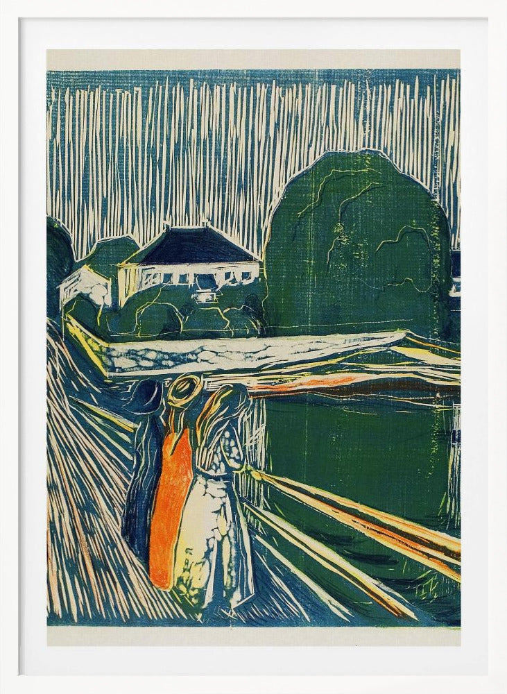 The Girls On The Bridge - Poster / Art Print