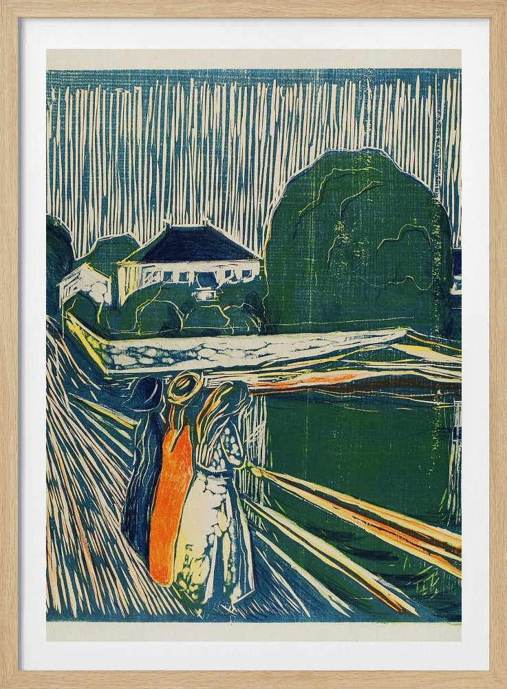 The Girls On The Bridge - Poster / Art Print