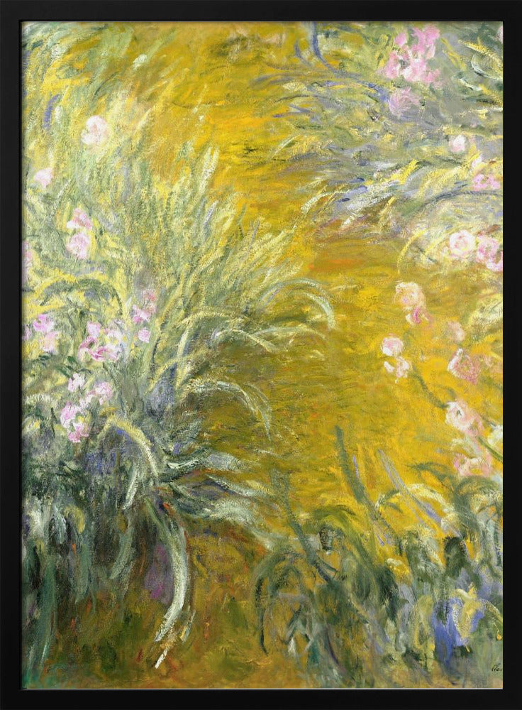 The Path through the Irises - Poster / Art Print