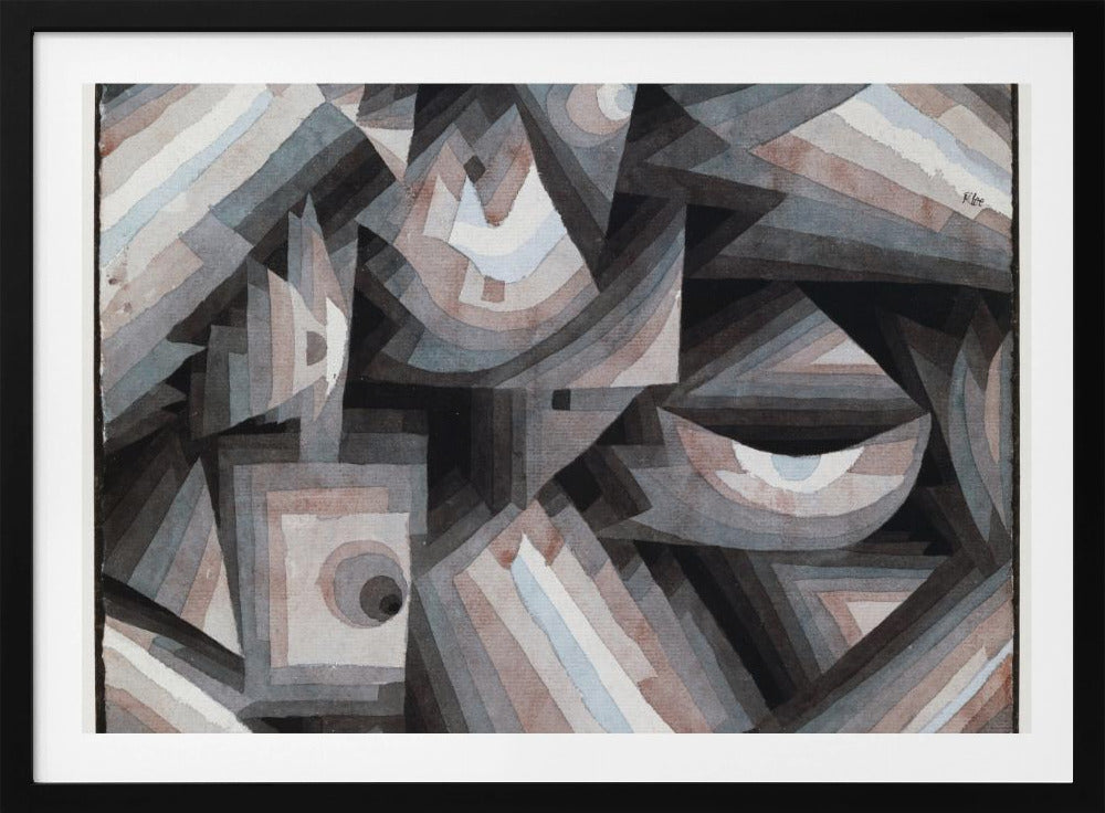 Crystal Gradation 1921 - Poster / Art Print