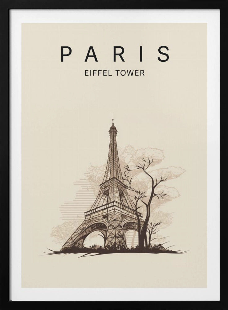 Paris Eiffel Tower - Poster / Art Print