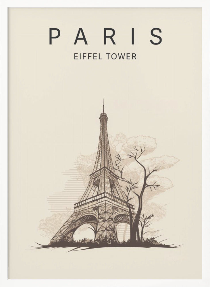Paris Eiffel Tower - Poster / Art Print