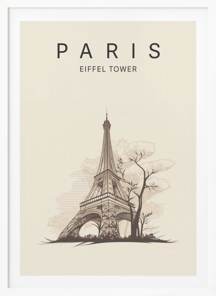 Paris Eiffel Tower - Poster / Art Print