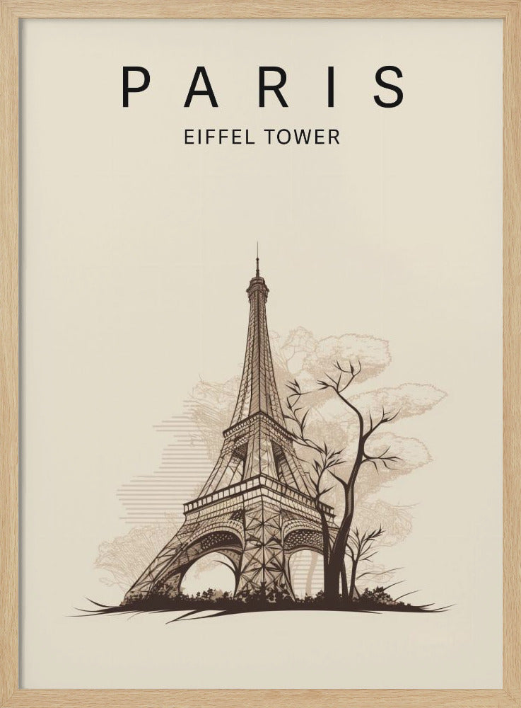 Paris Eiffel Tower - Poster / Art Print